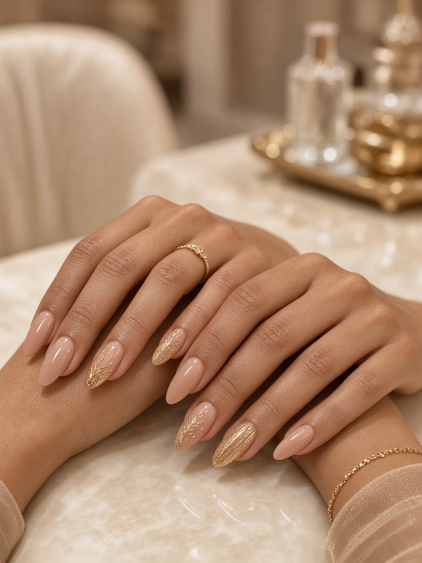 Nail Extension / Nail Art at ERA Beauty Launch in Punalur