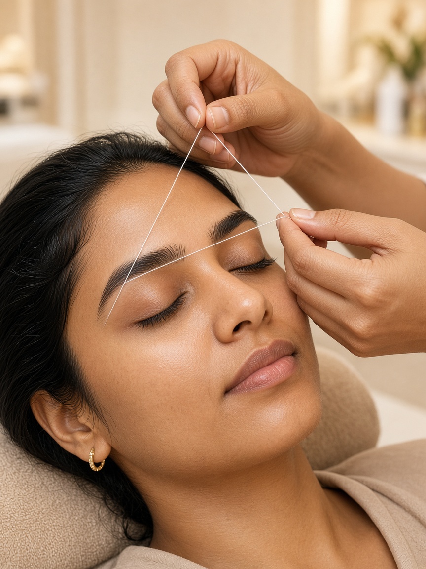 Waxing / Threading at ERA Beauty Launch in Punalur